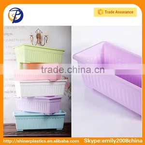 Rectangular Shape Plastic Flower Pot thumbnail-2