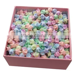 Luminous Lucky Star Paper Heart Paper Origami Museum Wishing Star Paper Birthday Gift Stripes White Five-pointed Star Quality Choice thumbnail-5