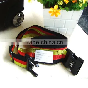 Famous Brand High Quality 2m Luggage Strap Belt With Combination Lock thumbnail-2