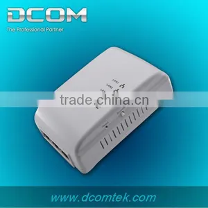 200M Wallmount Powerline Ethernet Adapter 3-port Network Switch(Wall Plug PLC,Homeplug,3 Portsnetwork Switch) thumbnail-1