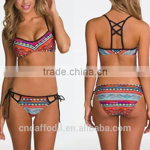 Best Sale Sexy Swimwear for Women Push Up Padded Top Swimsuit Bathing Suit Sublimation New Style Bikinis Swimwear thumbnail-5