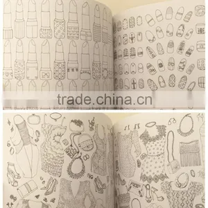 Wholesale Secret Garden Series Fashion Cafe Coloring Books for Adult thumbnail-3