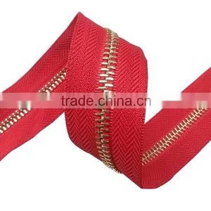 3#4#5# Metal Zipper,factories Metal Zipper Prices,rose Gold Zipper Manufacturer,jacket Zipper thumbnail-1