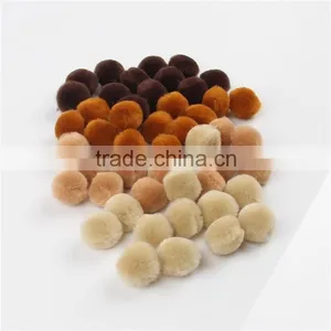 Factory Supply DIY Crafts Brown Series Pompoms Toys for Kids or Wedding Party Decoration thumbnail-4