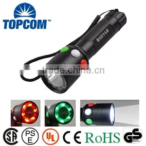Railway LED Red And Green Rechargeable Signal Flashlight Torch Quality Choice thumbnail-1
