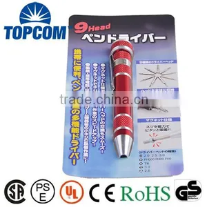 9 Head Screwdriver Set Pen Shape Tools thumbnail-1
