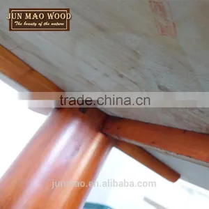 Oak Solid Wooden Furniture Big Round Dining Table China Classical Design For Restaurant 31''H thumbnail-4