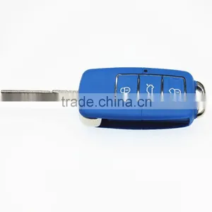 Volkswagen Fake Blue Color Car Key VW Remote Universal thumbnail-3