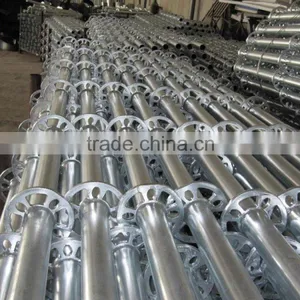 Galvanized Building Construction Ringlock Scaffold Standard thumbnail-1