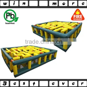 Hot Sale and New Design Custom Commercial Used Outdoor Inflatable Interactive Adult Maze Sport Game Prices for Sale thumbnail-1