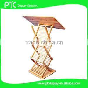 Wood Brochure Holder, Bamboo Material thumbnail-1