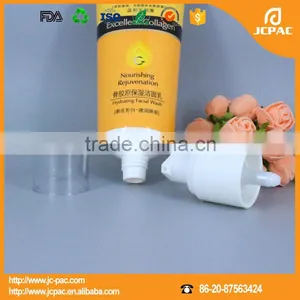 Plastic Tube With Airless Pump Nozzle, 100ml Cosmetic Tube for Facial Wash thumbnail-4