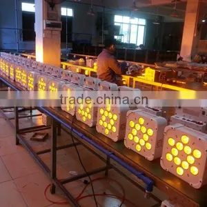 12*15w Quad Led Par Light 12*15w Rgbwa 5-in-1 High Power Led Flat Par Can Slim Par Led thumbnail-6