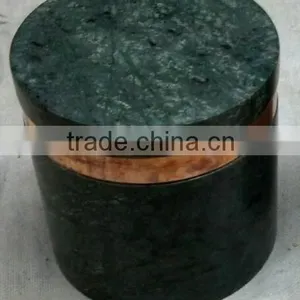 Marble Canister With Brass thumbnail-3