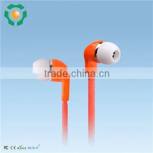 Colorful Cute Earphones Braided Fabric Cord Earphone, 3.5mm Shoelace Stereo Earphone thumbnail-1