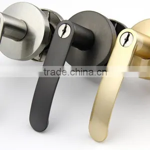 2016 New Tubular Zinc Alloy Lever Lock Door Lever Lock Lever Door Handle Interior Door Latch Types thumbnail-3