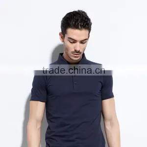Men's Classic Casual Sport 100% POLO T Shirts thumbnail-1