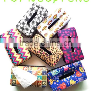 Neoprene Napkin Case Facial Tissue Holder Box Hand Wash Paper Cover thumbnail-1