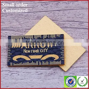 Custom Design Microfiber Sude Leather Casual pu Labels for Jeans China thumbnail-5