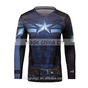 Wholesale Custom China Manufacture Longline Fitted Tights Fashion Design Sbulimation Printing Long Sleeve t Shirt thumbnail-1