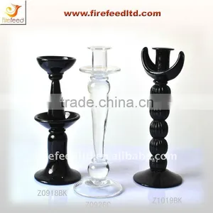Tall Glass Candle Holder thumbnail-1