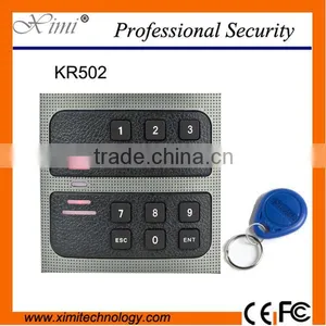 Smart Card Reader KR502 Wiegand Access Control Card Reader With Keypad IP64 Waterproof Card Reader RFID or IC Card Reader thumbnail-2