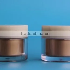 Workable Price Wholesale Acrylic Cosmetic Packaging Cream Jar Lotion Bottle thumbnail-3