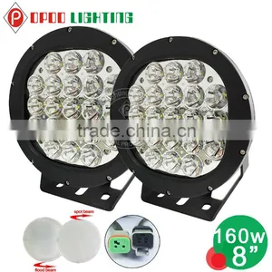 Round 4x4 Offroad Jeep 8inch 105w Led Spotlight thumbnail-1