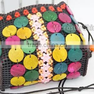 2016 Hot Selling in Stock Wholesale Fashion Coconut Shell Handbag Quality Choice thumbnail-2
