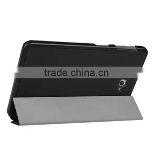 Three Fold Flip Leathe Case Cover for Samsung TAB A 10.1 thumbnail-2
