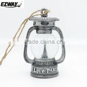 Decoration Fashion Design Decorative Resin Mini Hurricane Lamp thumbnail-1
