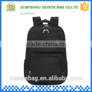 Best Fashion Cheap Good Quality Polyester Black Men Waterproof Backpack Bag thumbnail-1