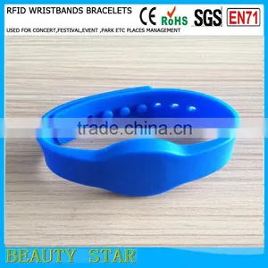 Logo Customized NFC Silicone Bracelets ,for Festival Use NFC Silicone Bracelets thumbnail-3