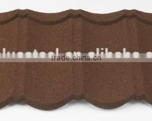 Colorful Environment Friendly Classical Stone Coated Metal Steel Roof Tile thumbnail-2