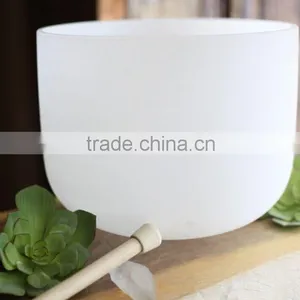 Chakra Tuned Quartz Crystal Singing Bowls With O-ring thumbnail-1