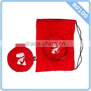 Red Bikini Bag With Drawstring Closure thumbnail-1