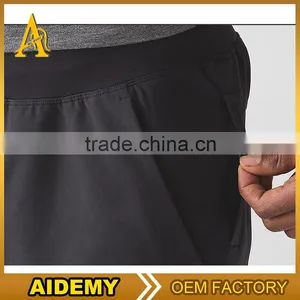 OEM Wholesale Custom Polyester Stripe Blue Gym Casual Man Swim Shorts thumbnail-3
