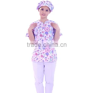 China Scrub Manufacturer/unisex Cotton Scrubs Suit/Fashion Nursing Scrubs Pattern/Hot Scrubs on Sale/discount Nursing Scrubs Top thumbnail-6