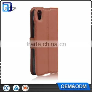 High Quality Litchi Design Credit Card Wallet Stand Flip Leather Case for Alcatel One Touch Idol 4 Mobile Phone Cover thumbnail-4