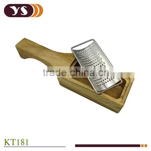 Hot Sale Kitchen Utensil Vegetable Grater With Wood Drawer thumbnail-2