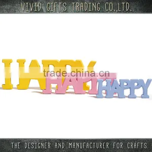 2016 Party "HAPPY" Ceramic Words in 3colors thumbnail-1