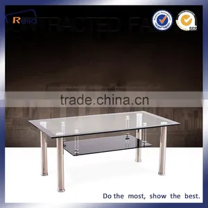 CLASSIC PROMOTION SIMPLE GLASS TEA TABLE SQUARE WHOLESALE thumbnail-4