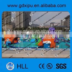 Inflatable Water Park Combo Slide and Bouncer thumbnail-1