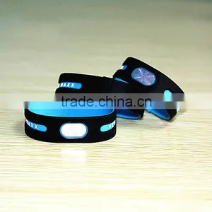 FDA Approved Food Grade Silicone Best Energy Bracelet Two-double thumbnail-1