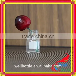 High Quality Small Clear Serum Glass Bottle With Rubber Stopper thumbnail-2