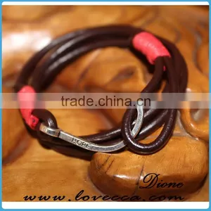 Anchor Charm Genuine Leather Bracelets Anchor Bracelets thumbnail-5