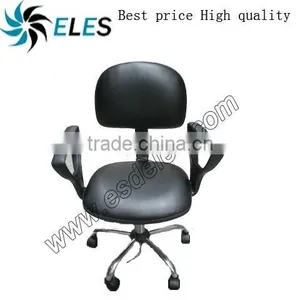 Height Adjustable Cleanroom ESD Chair With Armrest Footrest thumbnail-2