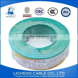 Hot Sale China Manufacturer Green House Wiring Copper Core PVC Insulated Flexible Wire and Cable -BVR(4mm2) thumbnail-4