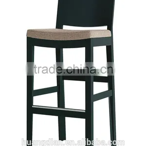 Chinese Furniture Manufacturers Sales Restaurant Bar Furniture Wooden High Bar Stool Bar Chair thumbnail-1