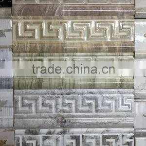 80X250 Marble Design Ceramic Bathroom Decorative Wall Tile Border thumbnail-1